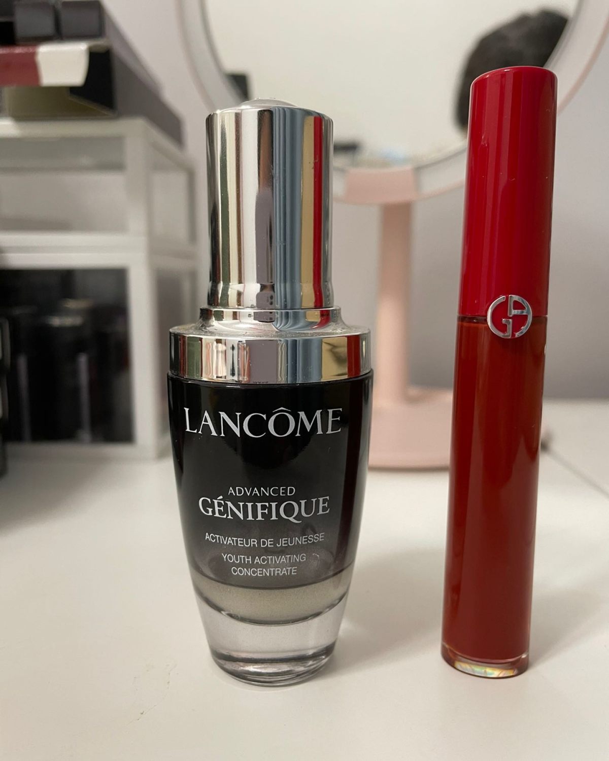 Cosmefancy海淘兰蔻小黑瓶，质地清爽，混油皮最爱  