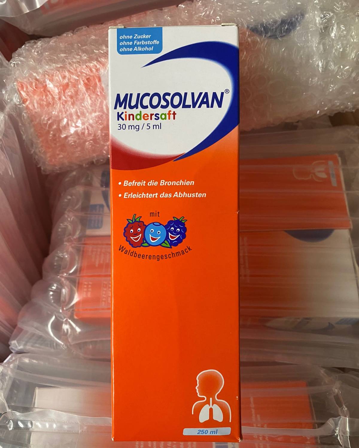 现货，德国MUCOSOLVAN 沐舒坦，止咳化痰 ， 崔大神