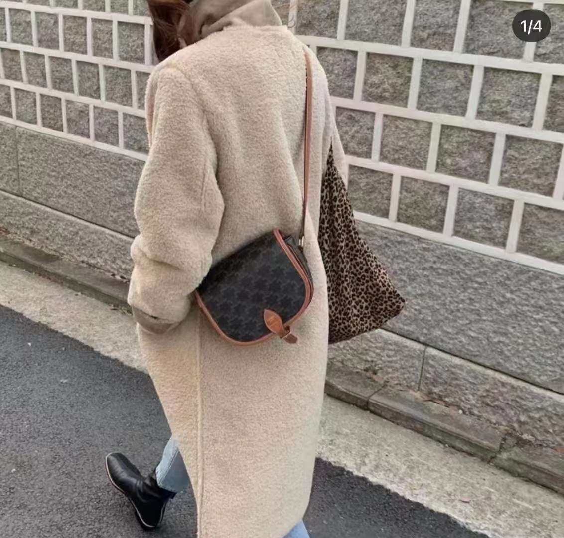 celine爆款老花马鞍包