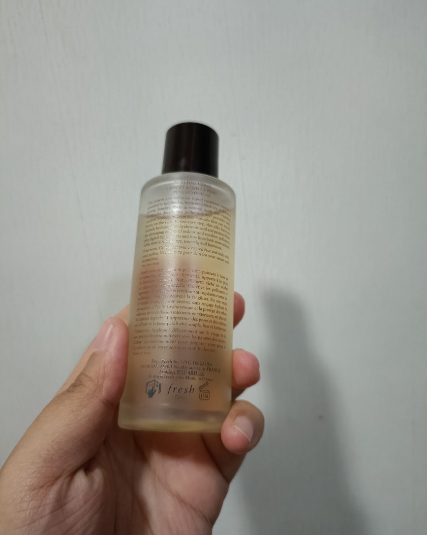 前两天刚用完我的itrim, 开始用我的fresh红茶精粹水