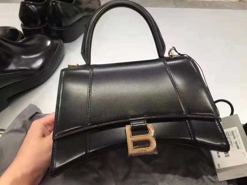 国内现货清仓  Balenciaga 沙漏包 黑金 S号  