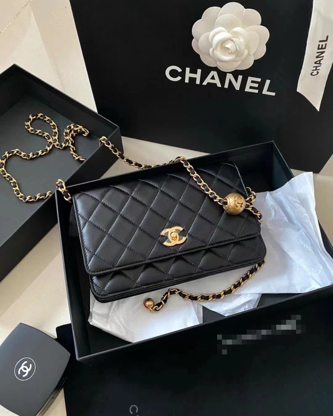Chanel香奈儿 金球woc 这款真的太太太经典了 巨难买