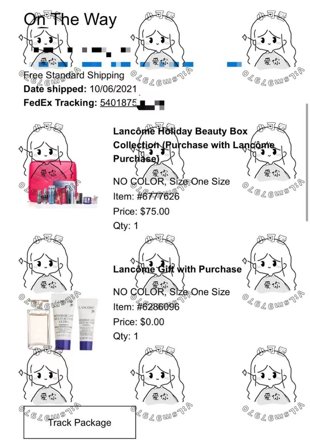 期待已久的兰蔻大礼包终于上线咯~果断买了6套  👉75美金