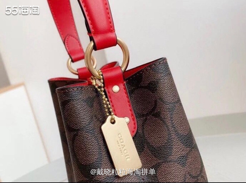 这是朋友定的，她很喜欢LV水桶包，但是价位不是太合适，蔻驰这