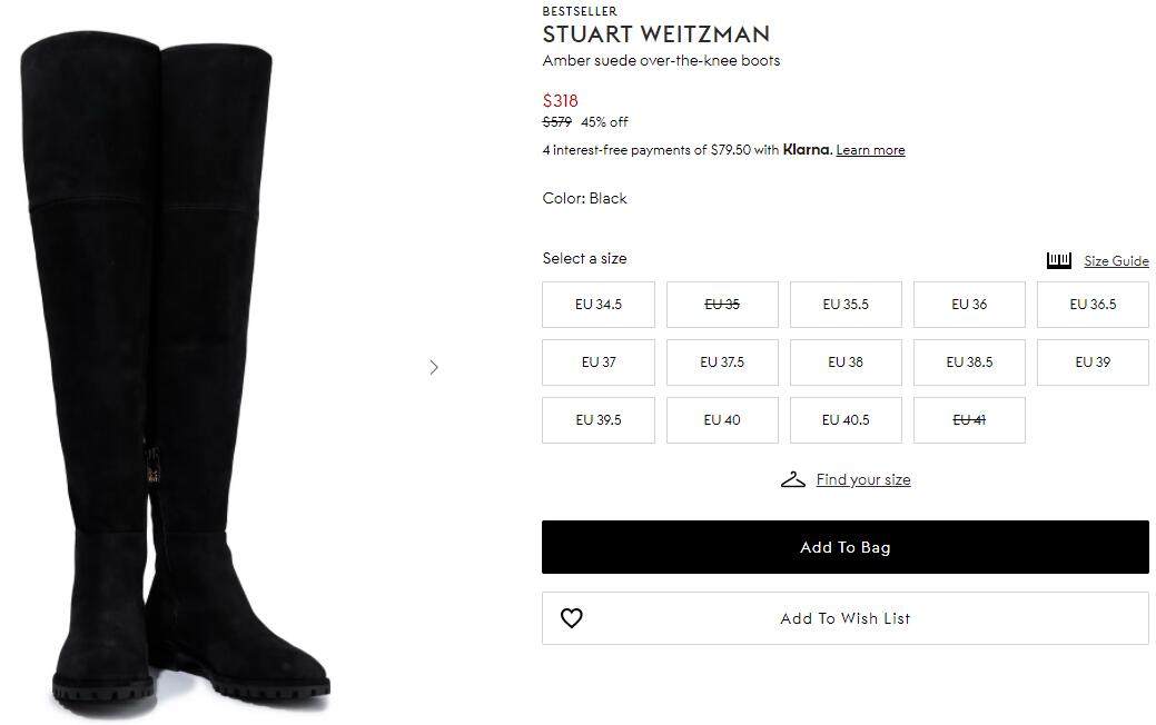 到了秋冬，各位仙女们怎么能少了一双stuart weitzm