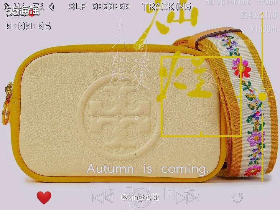 🔴Tory burch 相机包，明亮配色，青春亮丽，减龄必