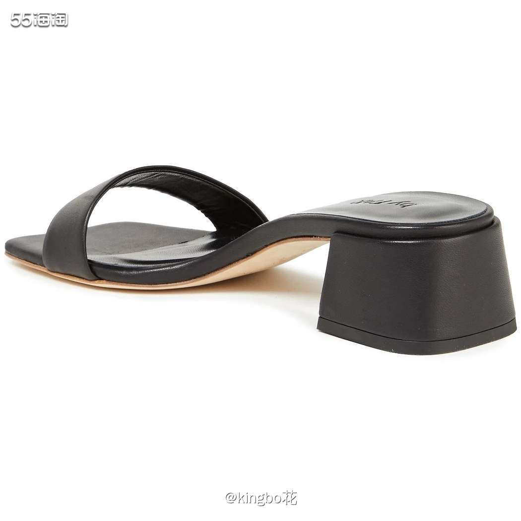 🔴By far简约方头凉鞋，舒服自在好搭配，简约流畅不失特