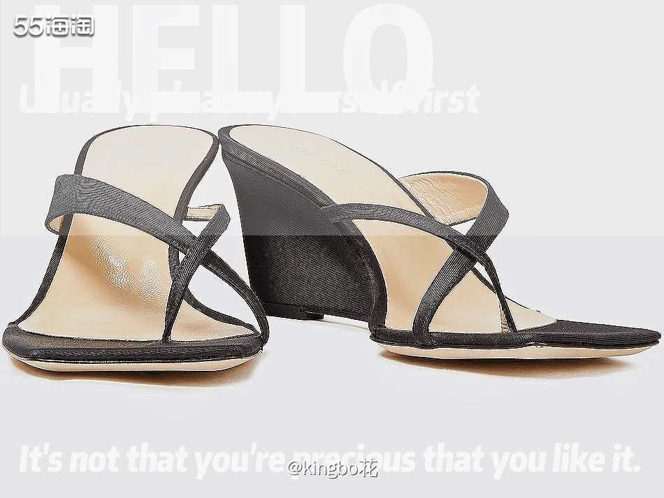 🔴By Far 方头缎面连根凉鞋，穿上它腿长两米八！  �