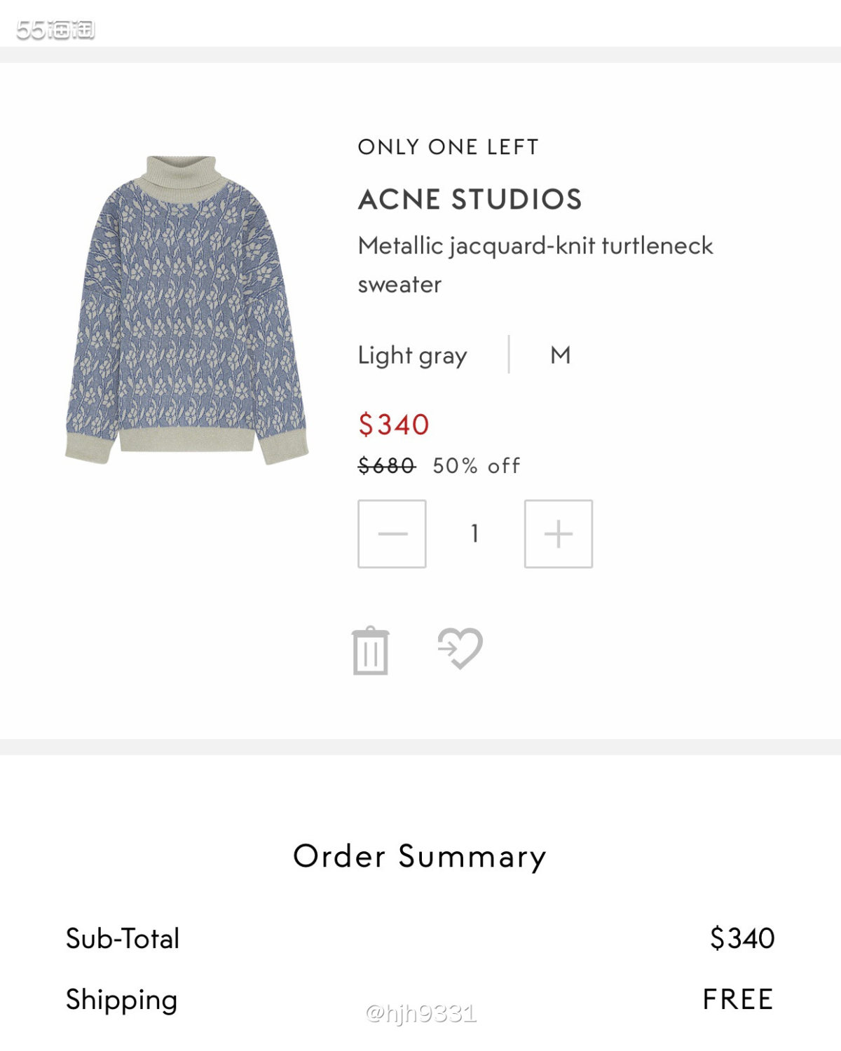 ✨ Acne studios 是瑞典的服装品牌。它属于中端档