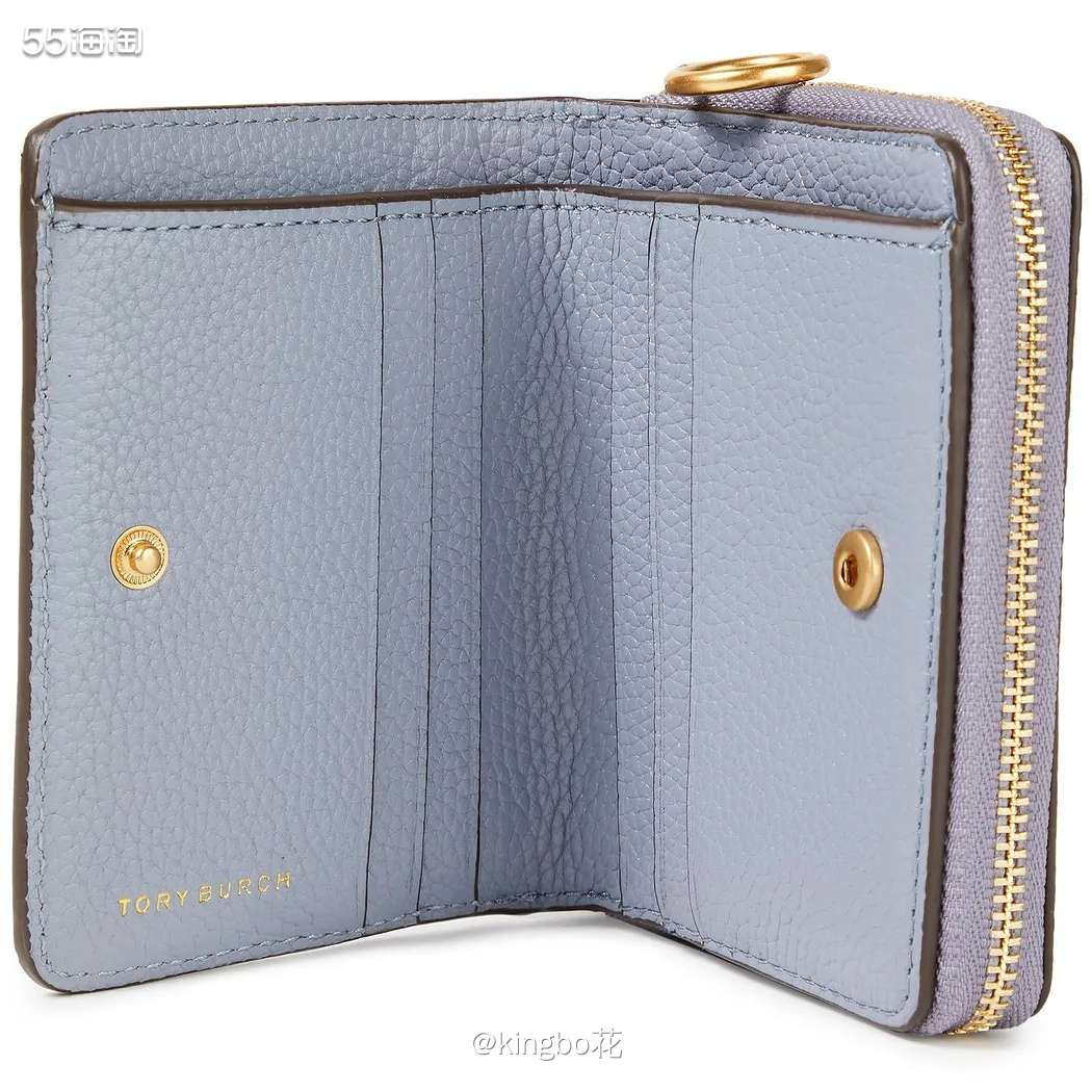 🔴Tory Burch perry钱包，荔枝纹皮，压花LO