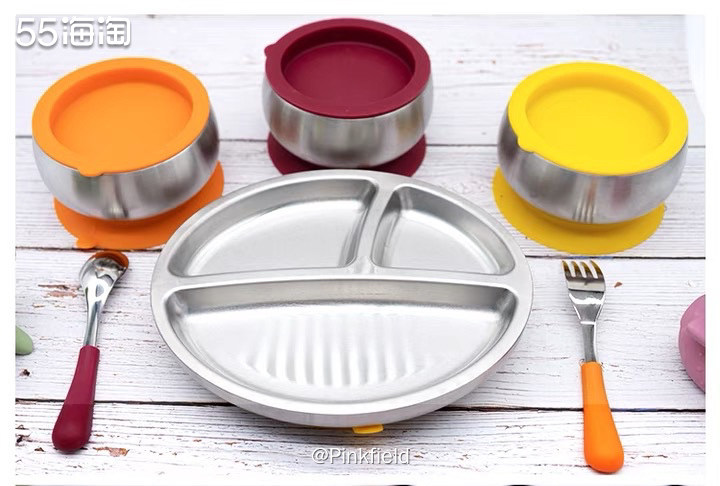 🔸在选宝宝餐具这件事上，、颜值、实用是妈妈们的重点考量对象