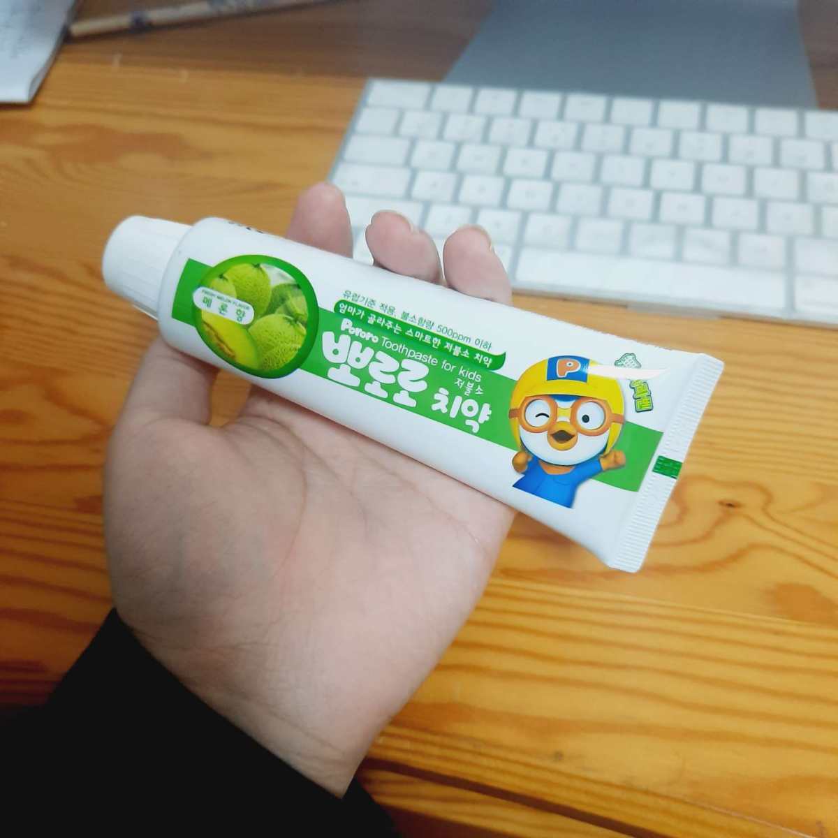 ❤️说到宝露露，它家的牙膏也相当哇塞，18个月就可以使用了，