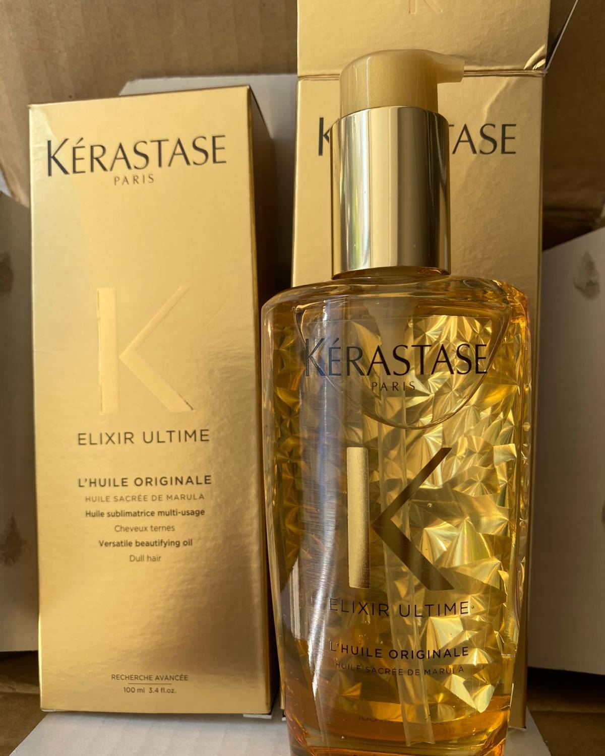 到货，卡诗黄金护发精油͏100ml ，235💰 专业护发，