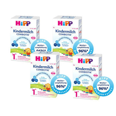 【4盒包邮含税装】HIPP 喜宝有机益生菌儿童奶粉 1+段 600g*4 1岁以上