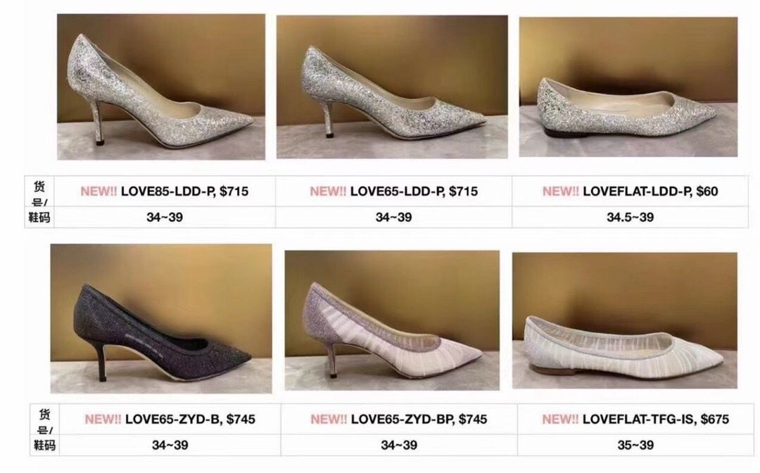 JIMMY CHOO  价格尺码都在这里哦 看看有没有你喜欢