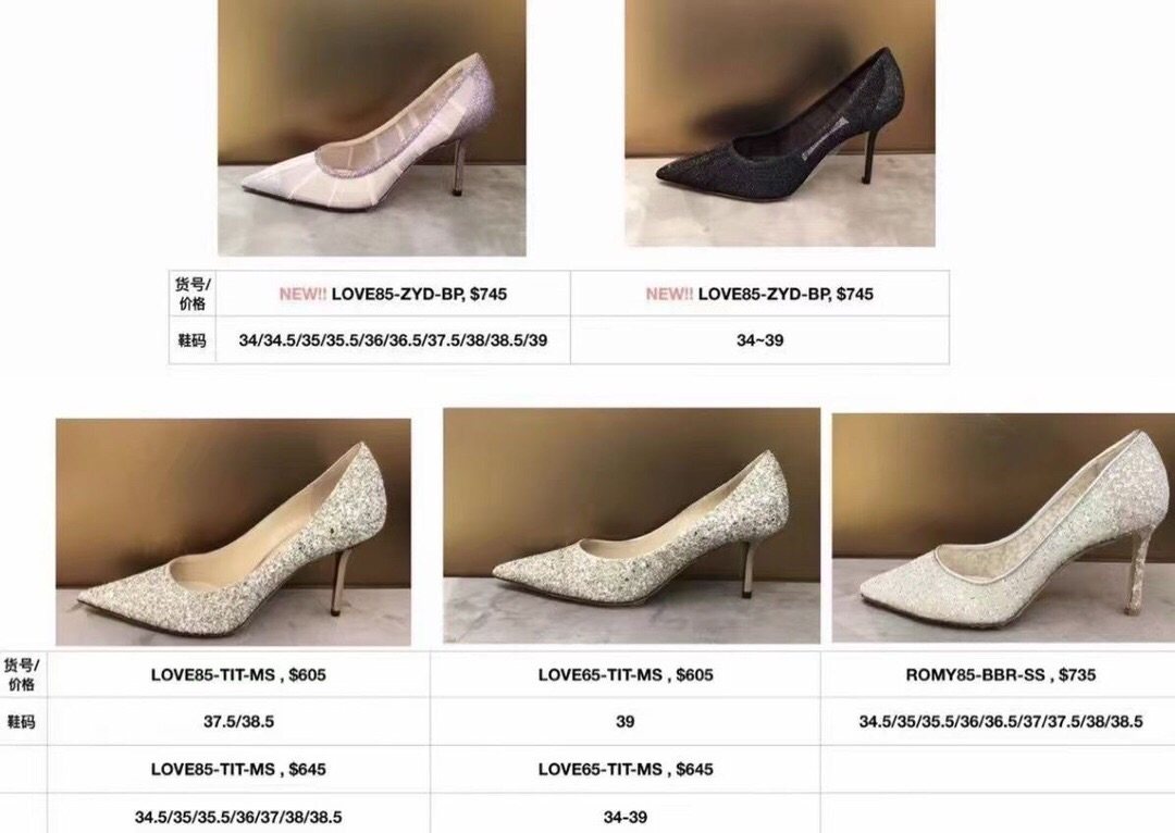 JIMMY CHOO  价格尺码都在这里哦 看看有没有你喜欢