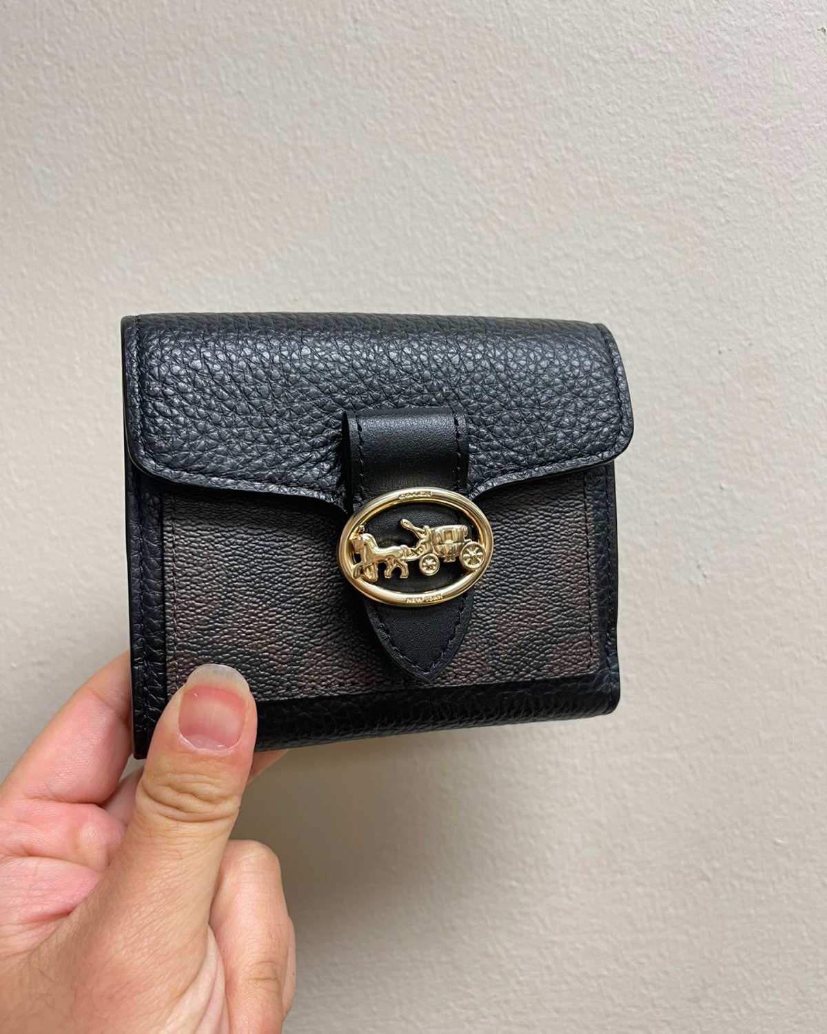 一个可以包装的小钱包， 单独用也很好看. 弄个链条挂里面斜挎