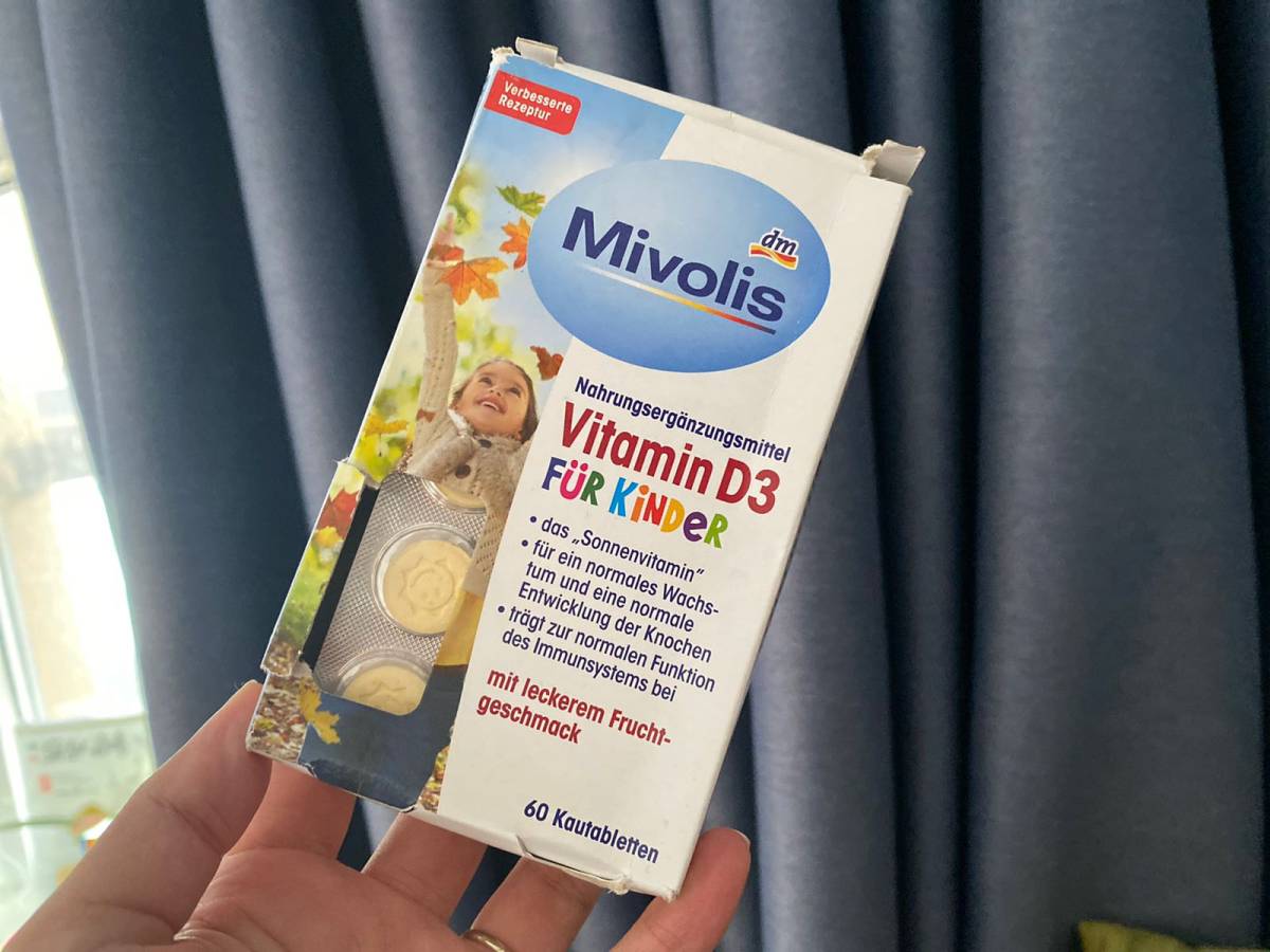 👉🏻 德国Mivolis儿童维生素D3水果味咀嚼片  �