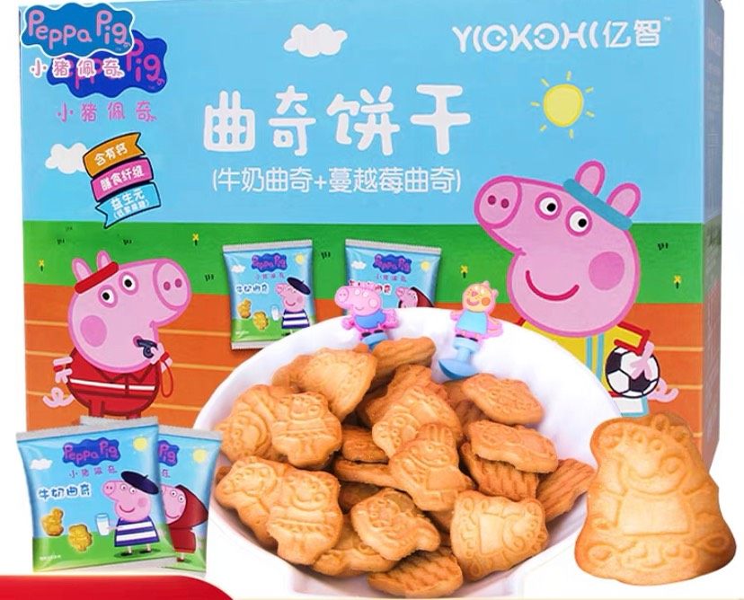 👉🏻 双十一剁手小猪佩奇曲奇饼干，必备小零食。  🔸护