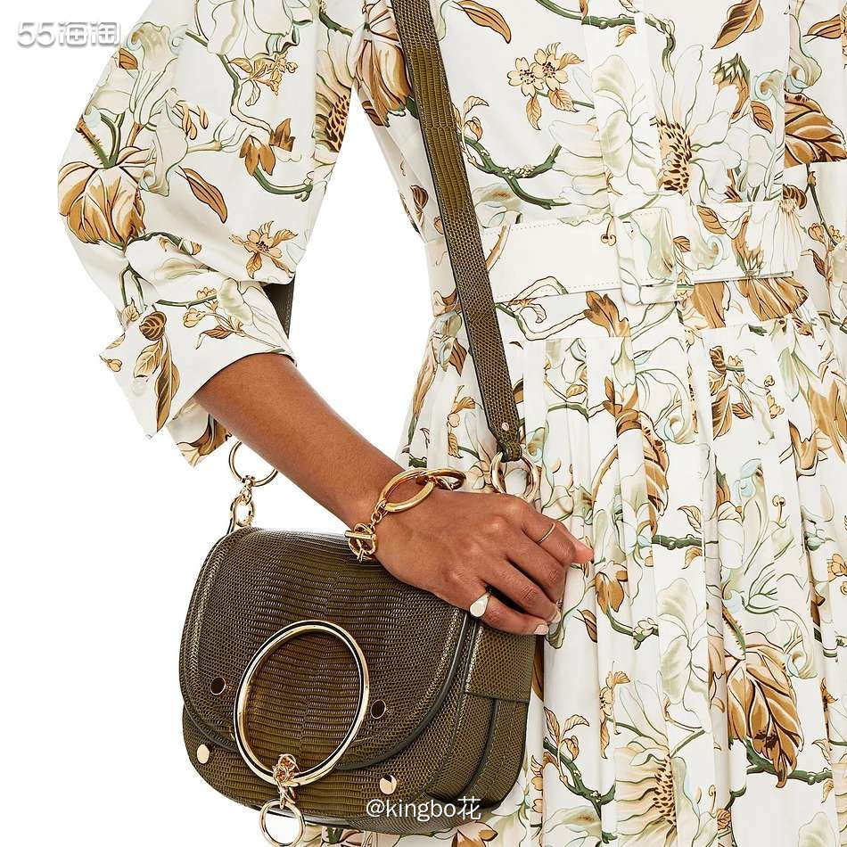 🔴See by Chloe Mara复古马鞍包，超大圆环搭