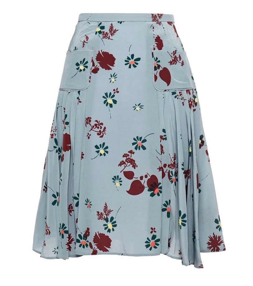 👉🏻 华伦天奴淑女款半身裙，印花短裙5折到手。  💠之