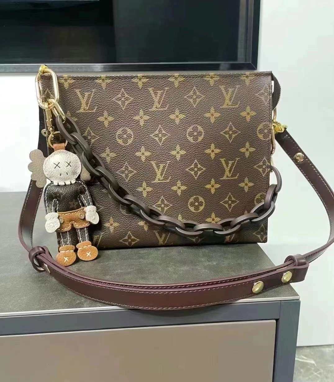 LV在途～  LV老花洗漱包26cm 官网已经下架 绝版款 