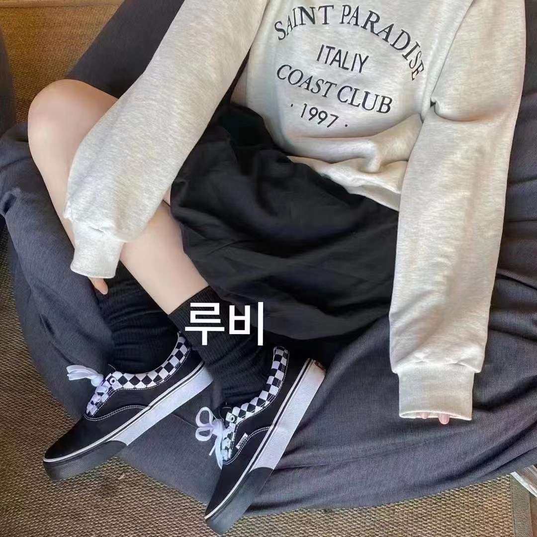 💕Vans**马棋盘格拼接帆布鞋   今日限时折扣💰32