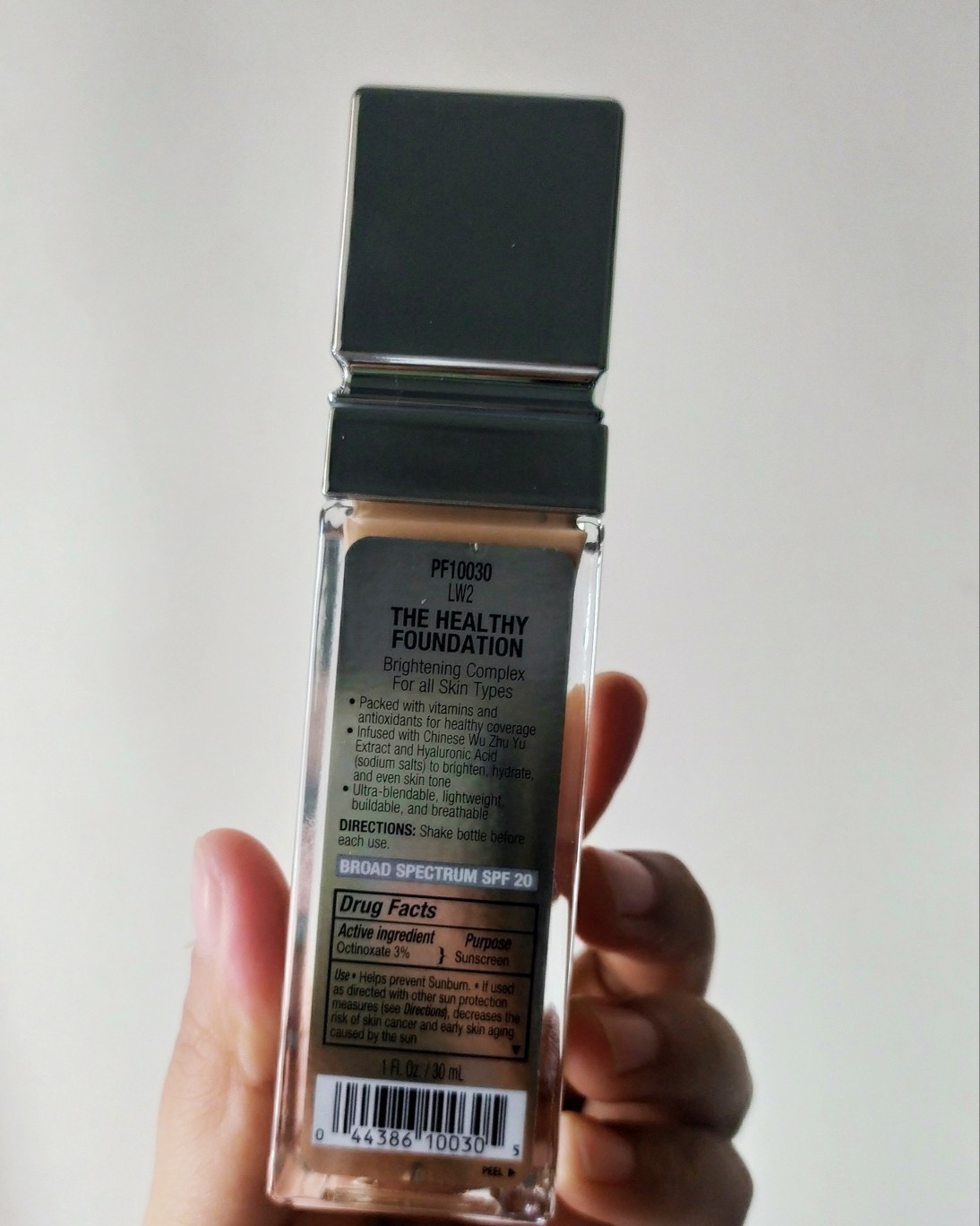 ✅本人肤质: 中性熟龄肌肤  ✅粉底液: PF健康粉底液  