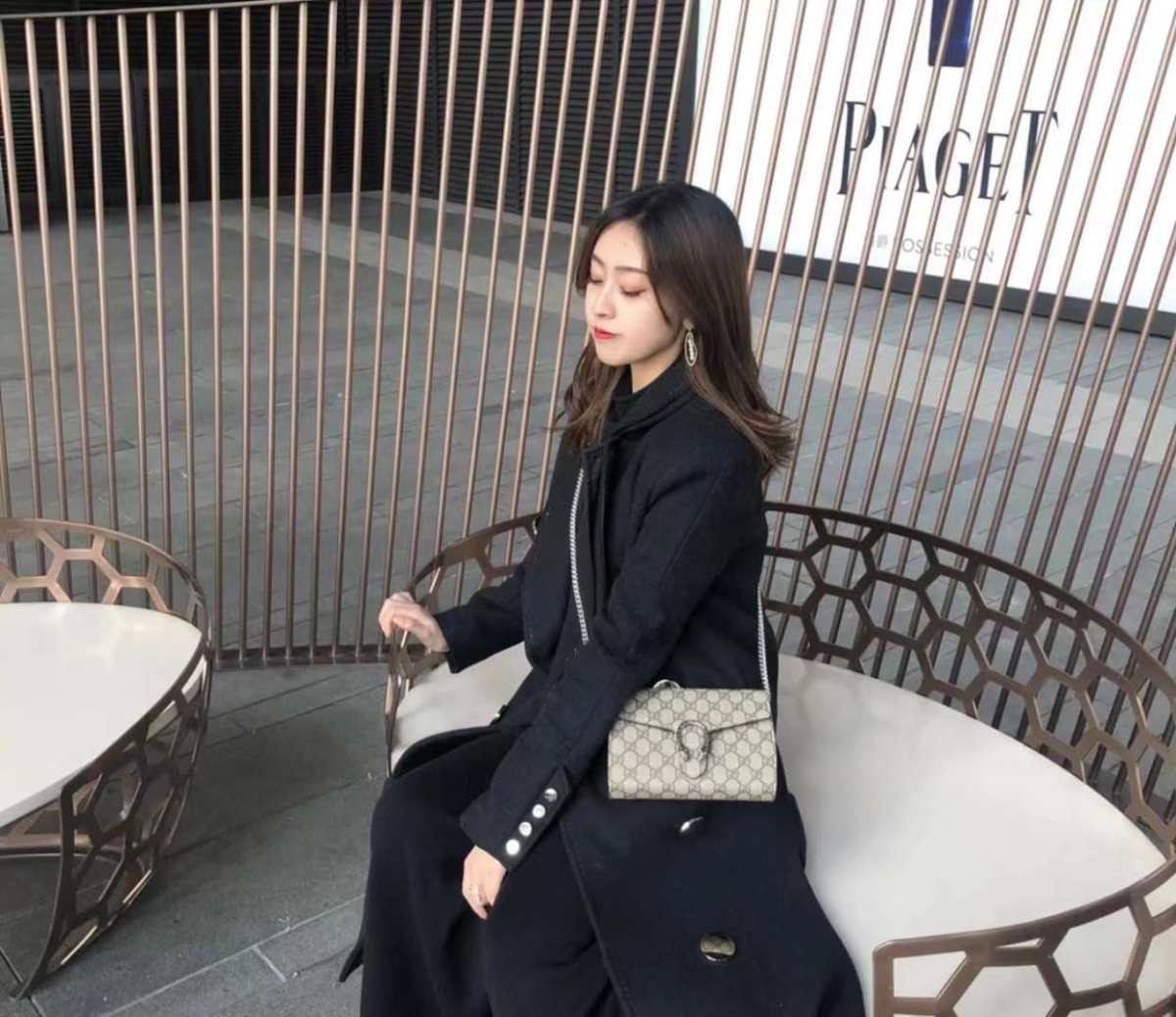 国内现货  Gucci 老花 酒神 woc链条包 老花经典又