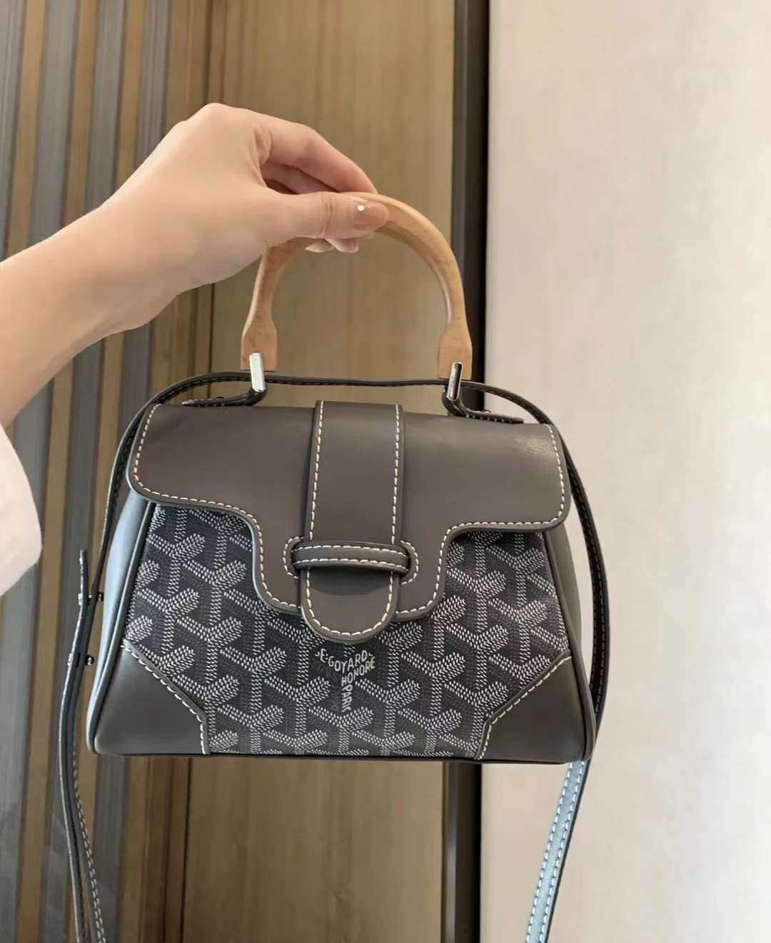 国内现货  Goyard Saigon mini 黑棕 焦糖