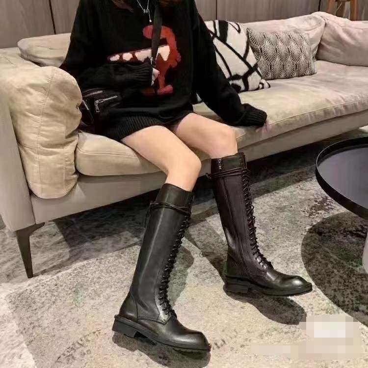 国内现货  Ann Demeulemeester 骑士靴 黑