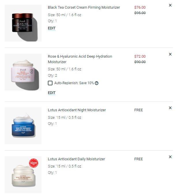 一直很想入手Fresh馥蕾诗的面霜，冬天用保湿效果比科颜氏好