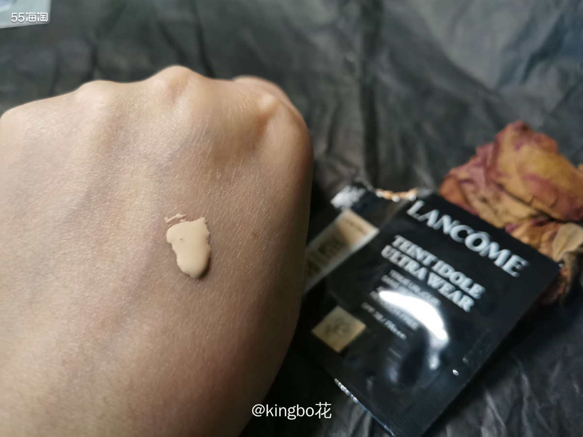 🔴兰蔻持妆粉底p01，轻薄持妆，是我这个偏黄皮踩雷的色号 