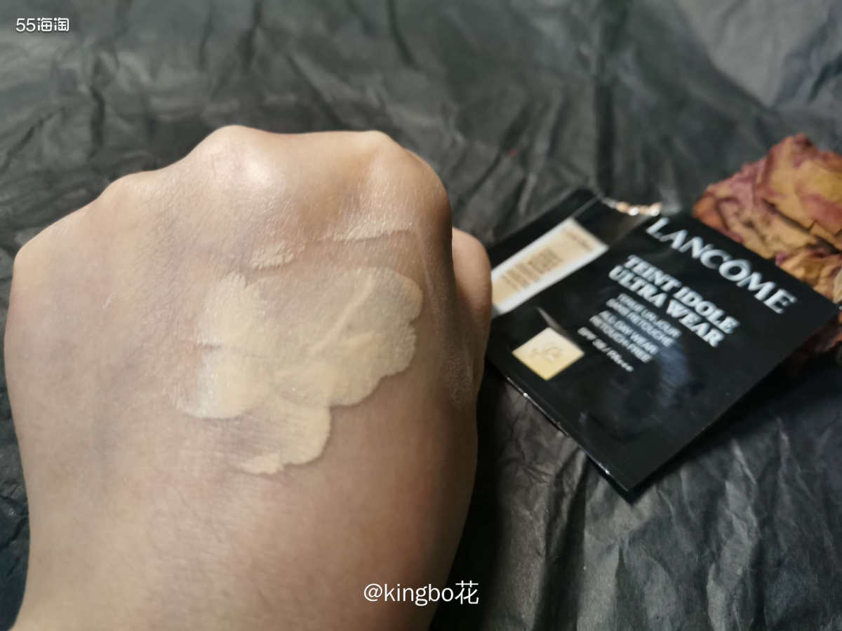 🔴兰蔻持妆粉底p01，轻薄持妆，是我这个偏黄皮踩雷的色号 