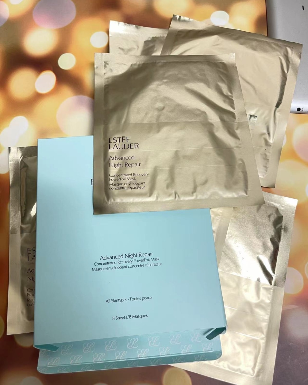雅诗兰黛钢铁侠面膜，超级**给皮肤差的集美们👍  面膜贴上