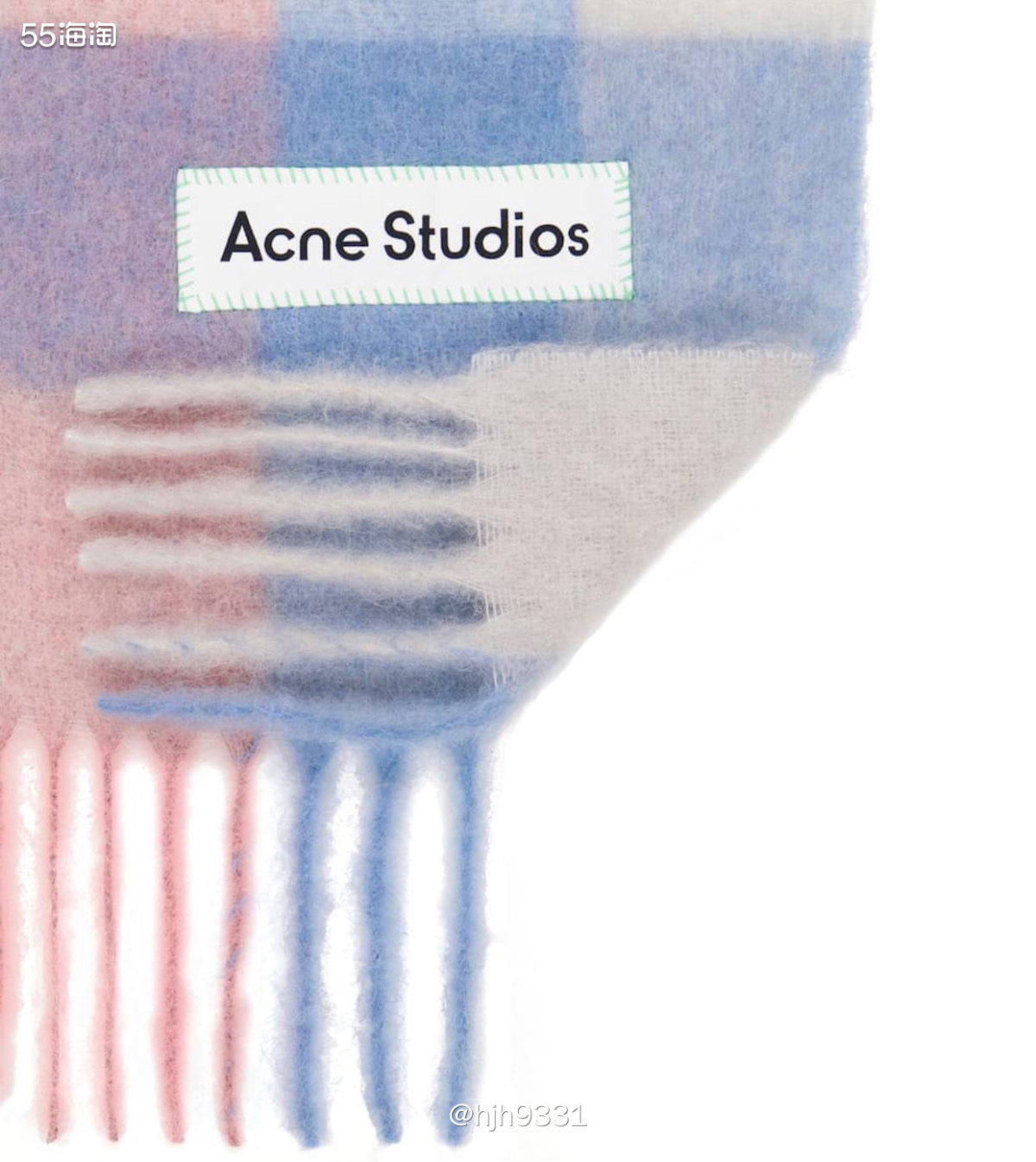 ✨Acne Studios 格子羊毛围巾，超柔软！冬季一条围