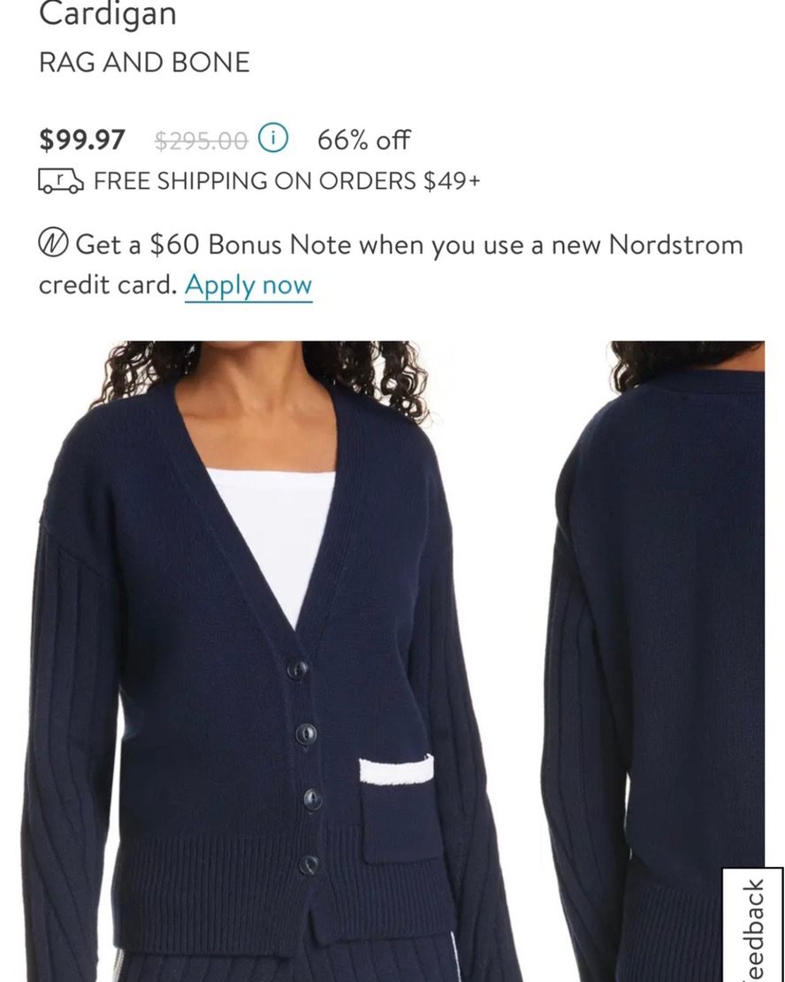 这一单买了三件衣服. 昨天折上折. 红牌还可以再打七五折.一