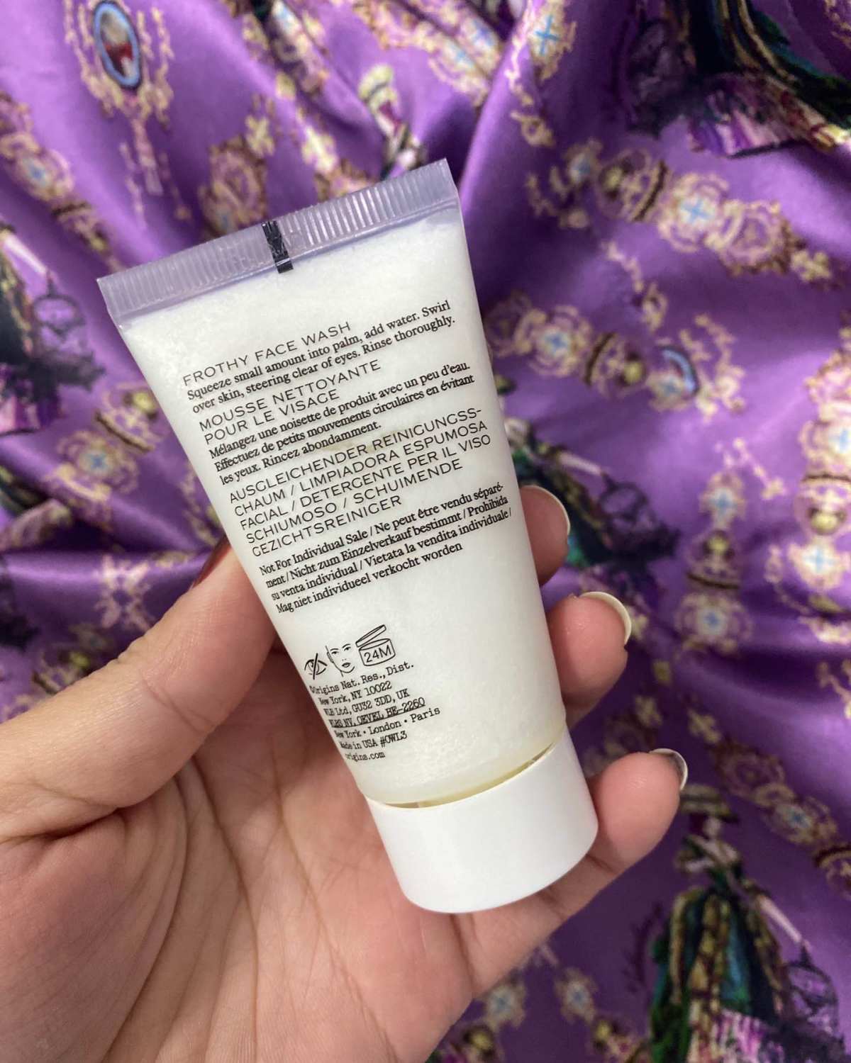♥️ 悦木之源一举两得深层洗面奶，牙膏味很清爽。  ▫️购买