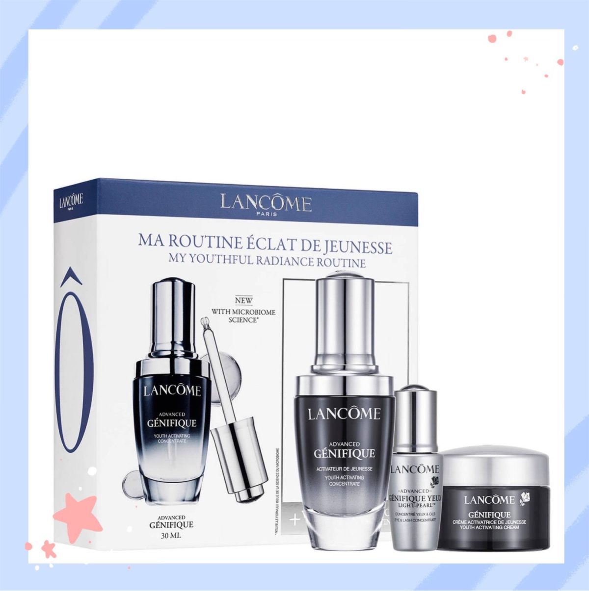 LF入手兰蔻小黑瓶套装，一套囊括兰蔻三大明星产品，好用不鸡肋