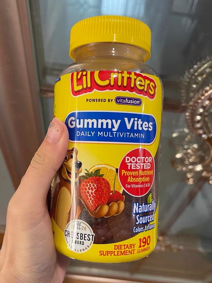 💢 丽贵小熊糖儿童综合维生素果汁软糖，运通卡去买很划算！ 