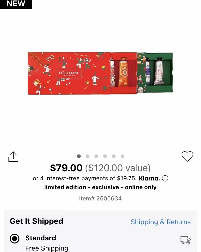 购买地 sephora  价格79刀  8折的折扣 套装内容