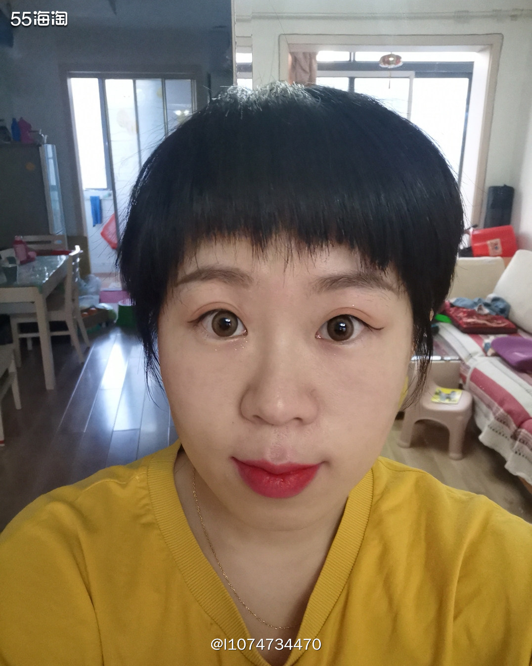 真人出镜了！！你们的L来了！ 日常从来不化妆，手残的我尽力了