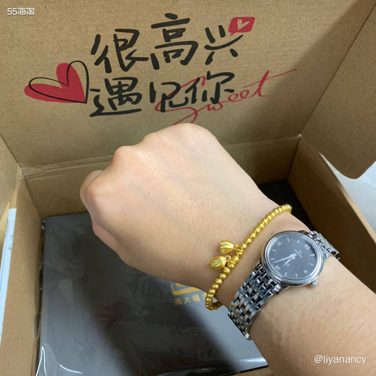 ✨这个周大福传承手链是今年双十一的时候新入手的，每次去实体店