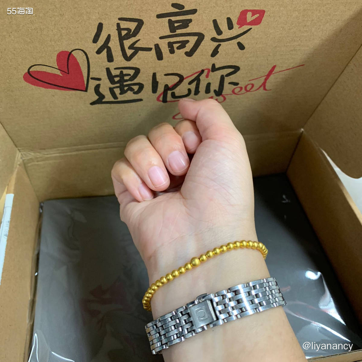 ✨这个周大福传承手链是今年双十一的时候新入手的，每次去实体店