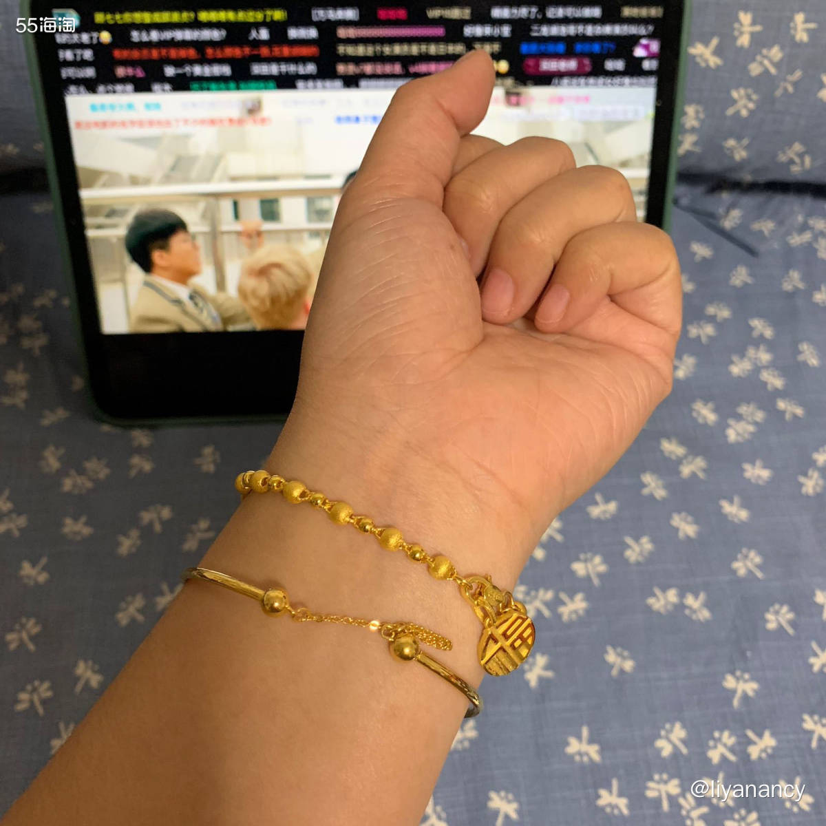 ✨这个周大福福牌是我618的时候在天猫旗舰店入的，这个款式也