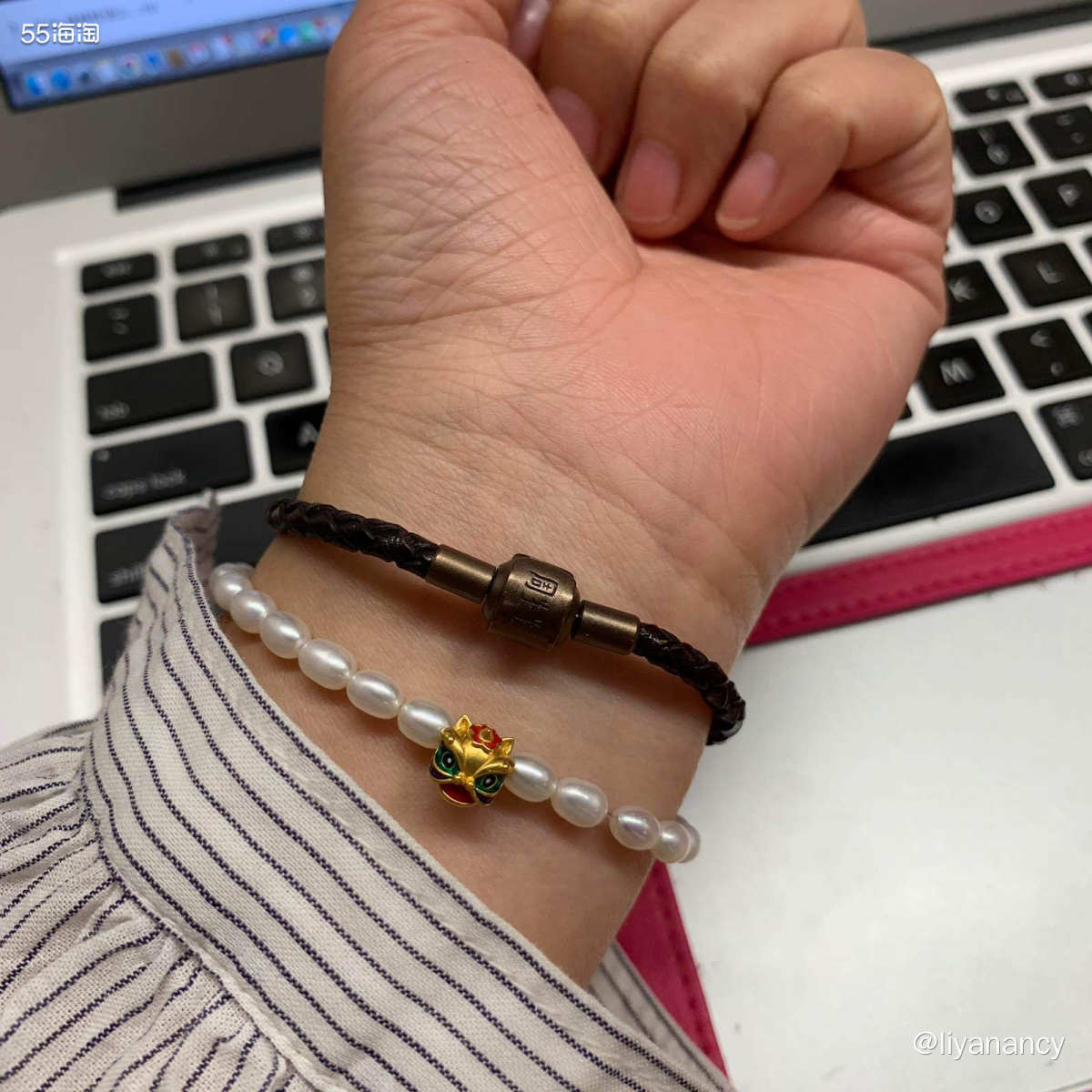 ✨这个皮绳手链现在好像很多家都有了，但是最早的时候就周生生家