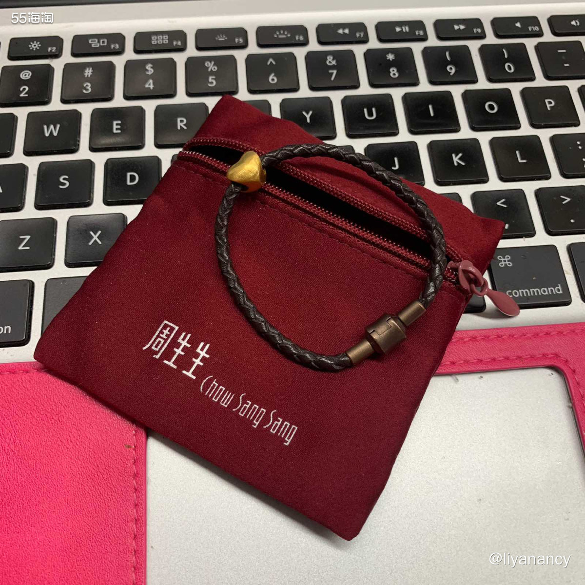 ✨这个皮绳手链现在好像很多家都有了，但是最早的时候就周生生家