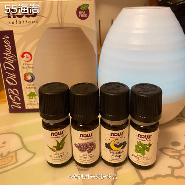 在iHerb买Now Foods精油套装低至8折！还能叠加运