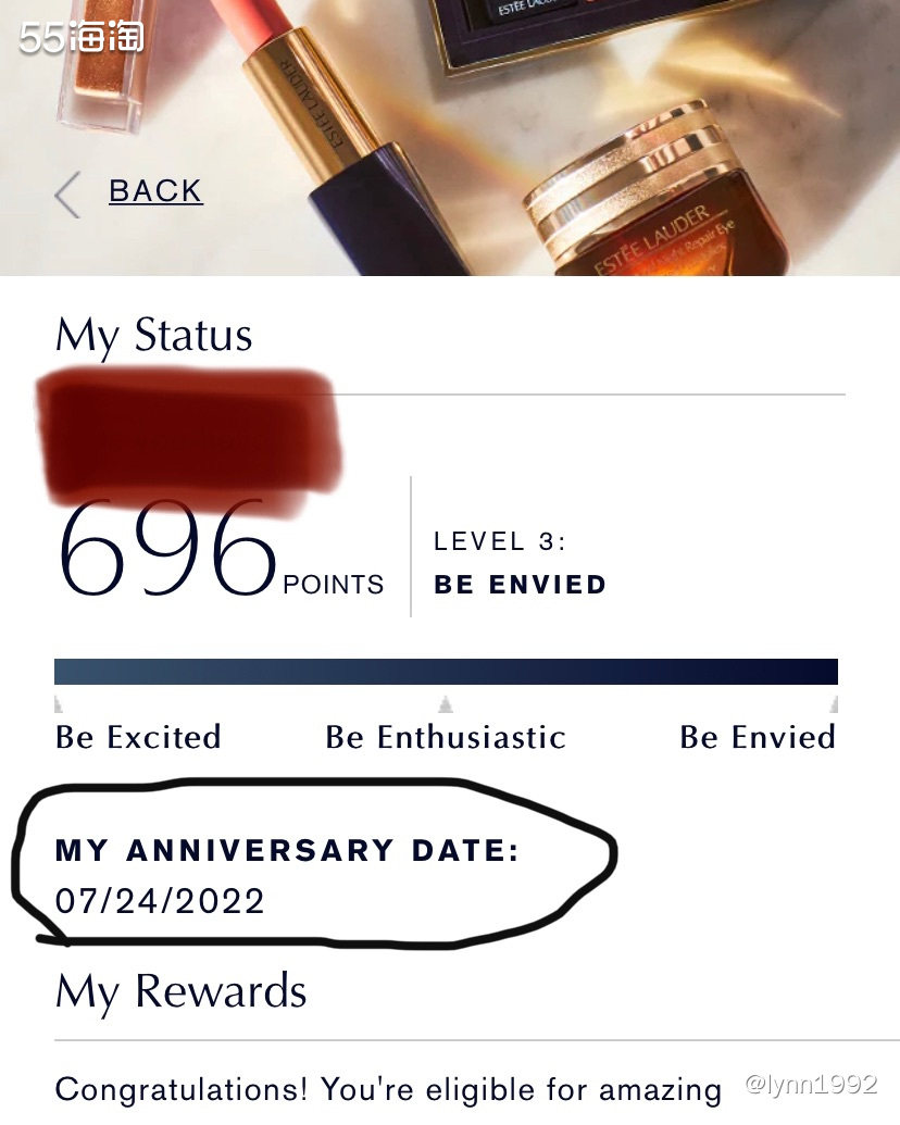 ✨说说雅诗兰黛家的积分兑换情况，雅诗兰黛家的积分是一年清零一