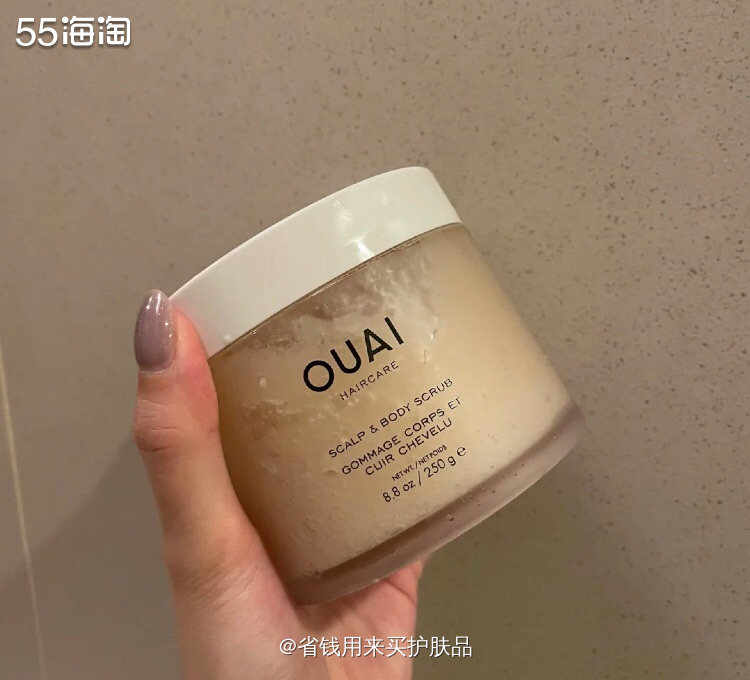 OUAI身体头皮两用磨砂膏，贵妇香味绝绝子好用💕  🌟O